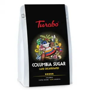 Turabo Colombia Sugar Cane Decaffeinated Cafea Boabe 250G