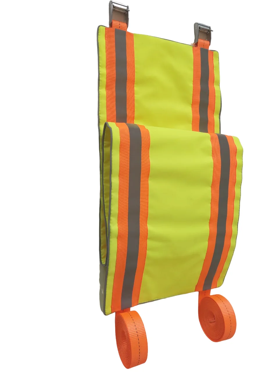 Placa tractare verde HI-VIS 1000x250