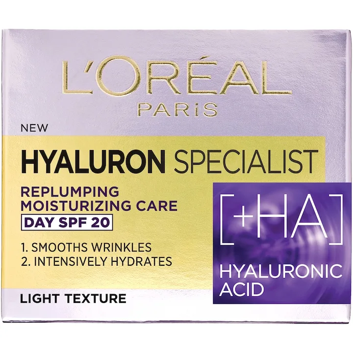 Crema Antirid De Zi L’Oréal Paris Hyaluron Specialist, 50 Ml