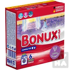 Detergent rufe pudra Bonux Caring Lavender 6 spalari 0.39KG